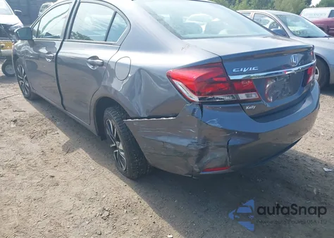 2015 Honda Civic Ex from USA, damaged, VIN 19XFB2F87FE223018